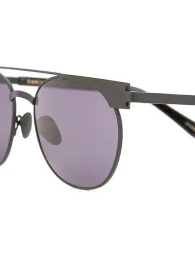 Shop Karen Walker Jackson Sunglasses In Black