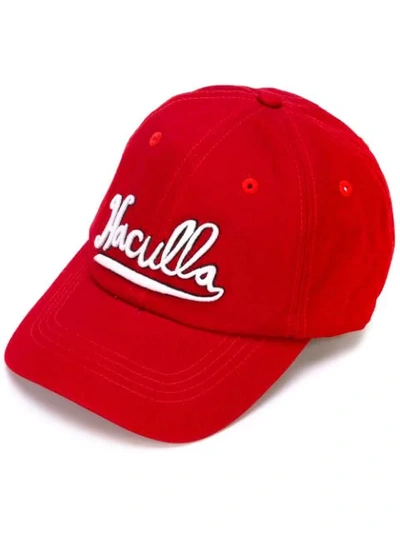 Shop Haculla Embroidered Logo Cap In Red