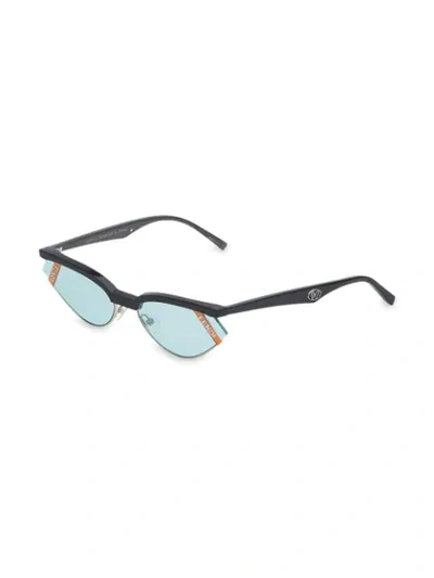 Shop Fendi X Gentle Monster Cat-eye Sunglasses In Grey ,orange