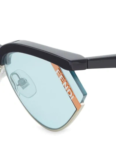FENDI X GENTLE MONSTER猫眼框太阳眼镜 - 灰色
