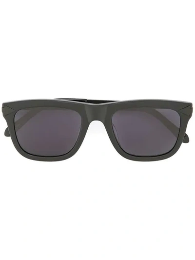 Shop Karen Walker Voltaire Sunglasses In Black