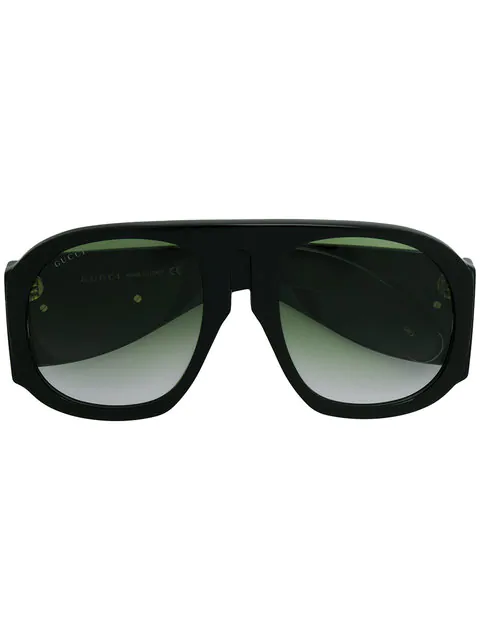 gucci black oversized sunglasses