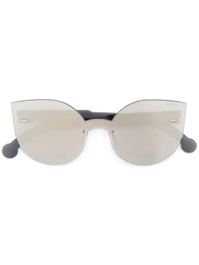 Shop Retrosuperfuture 'tuttolente Lucia' Sunglasses In Metallic
