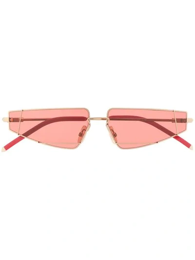 Shop Fendi Cat Eye Sunglasses In Red