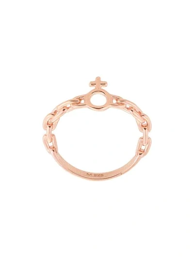 Shop Vivienne Westwood Magnus Orb Ring In Gold