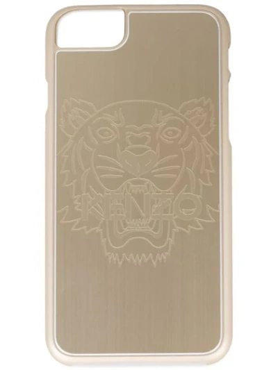 Shop Kenzo Tiger Iphone 7/8 Case In Gold