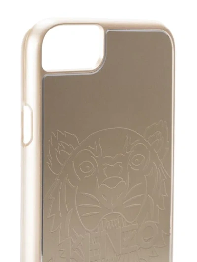 Shop Kenzo Tiger Iphone 7/8 Case In Gold