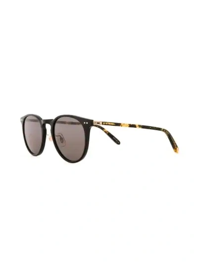 Shop Garrett Leight Ocean Sun Sunglasses In Black