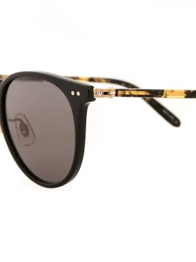 Shop Garrett Leight Ocean Sun Sunglasses In Black