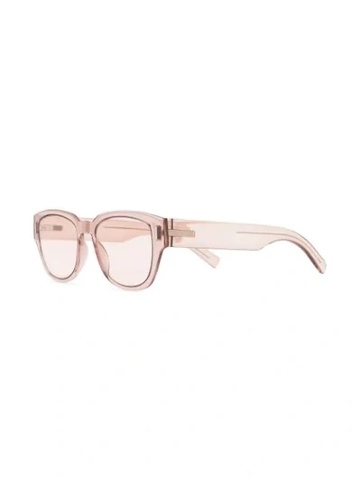 Shop Dior Fraction 3 Sunglasses In Brown
