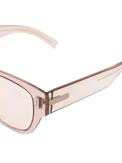 Shop Dior Fraction 3 Sunglasses In Brown