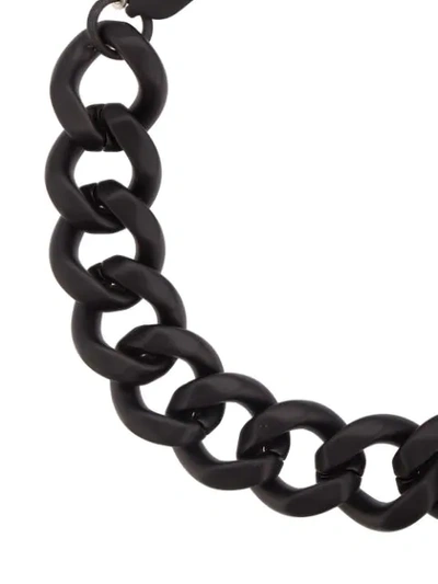 Shop Hues Chunky Chain Link Bracelet In Black