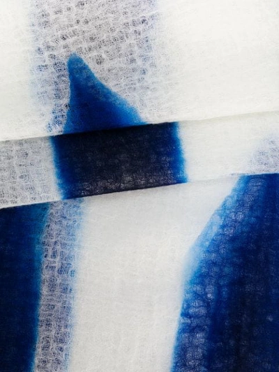 Shop Suzusan Tie-dye Scarf - Blue