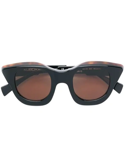 Shop Kuboraum U10 Sunglasses In Black