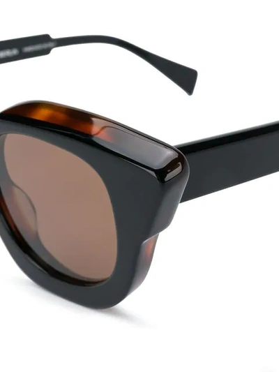 Shop Kuboraum U10 Sunglasses In Black