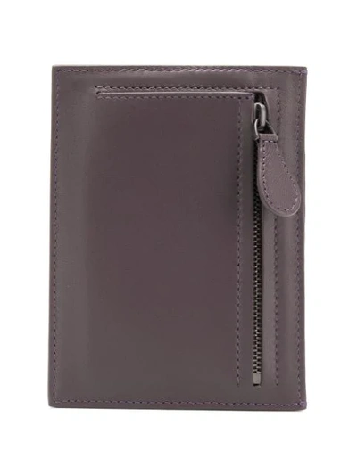 Shop Bottega Veneta Intrecciato Card Holder In Brown