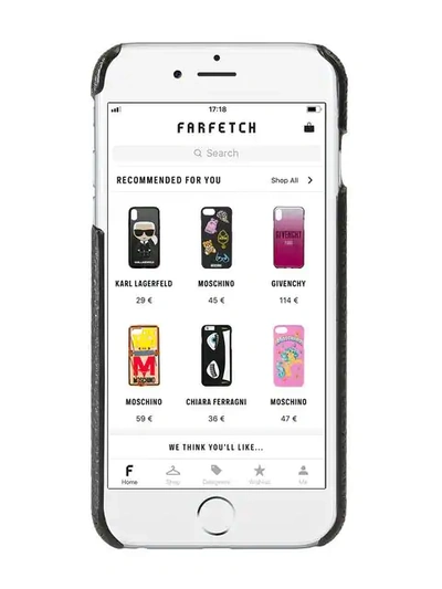 Shop Gucci Print Iphone 8 Plus Case In Black