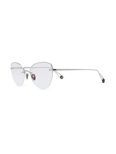 Shop Ahlem Place Dalida Glasses In Silver