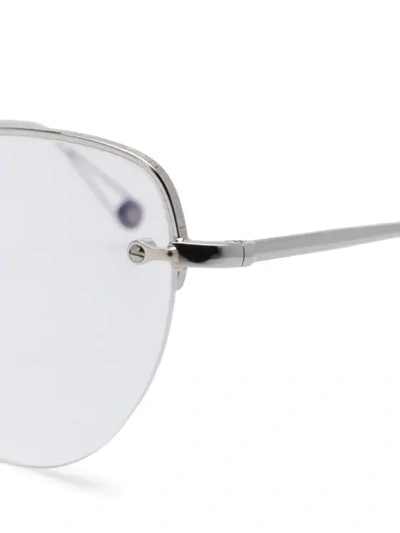 Shop Ahlem Place Dalida Glasses In Silver