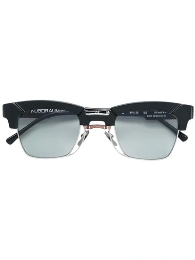 Shop Kuboraum N6 Sunglasses In Black