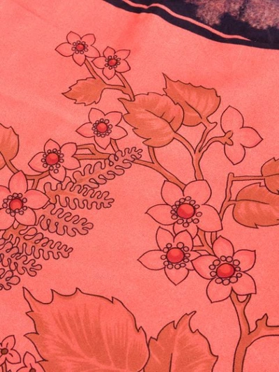 AVANT TOI 花卉印花围巾 - 红色