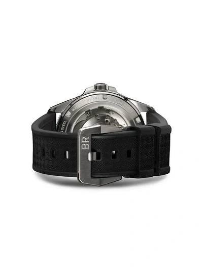 Shop Bell & Ross Br V2-92 Steel Heritage 41mm In Black B Black