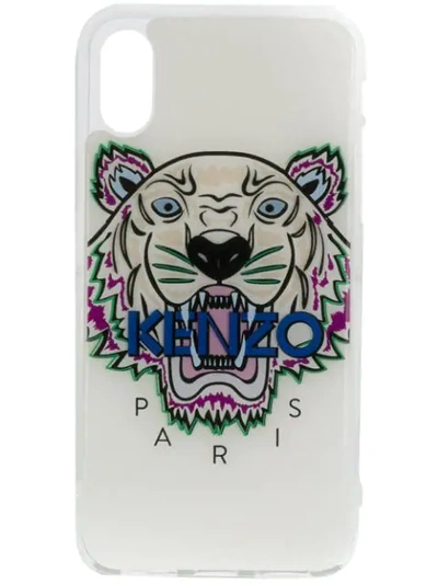 Shop Kenzo Logo Iphone X Cover - White