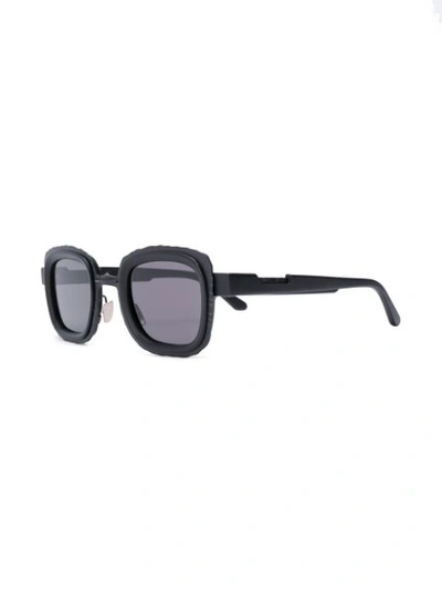 Shop Kuboraum Oversized Square Sunglasses - Black