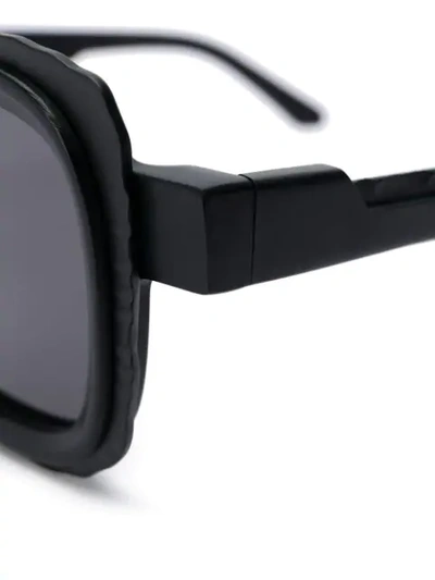 Shop Kuboraum Oversized Square Sunglasses - Black