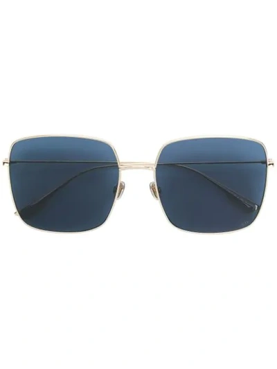 Shop Dior Stellaire1 Square-frame Sunglasses In Metallic