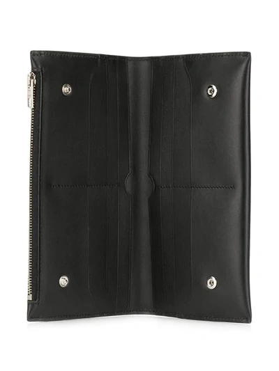 Shop Acne Studios Continental Fold Wallet In Black