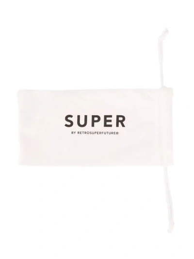 Shop Retrosuperfuture Super By  Drew Sunglasses In Black