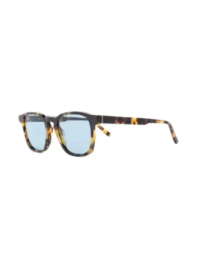 Shop Retrosuperfuture Square Frame Sunglasses In Brown