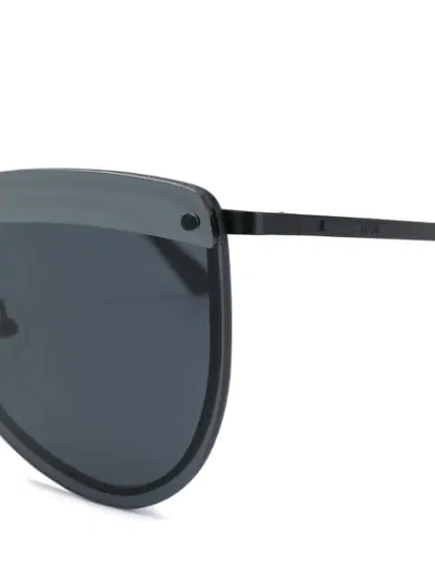 Shop Mcq By Alexander Mcqueen Tinted Lense Sunglasses In 001