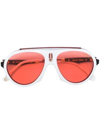 Shop Carrera Flag Special Edition Sunglasses In White