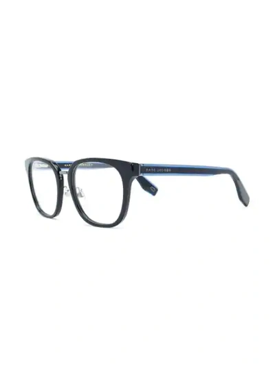 Shop Marc Jacobs Round Glasses In Blue