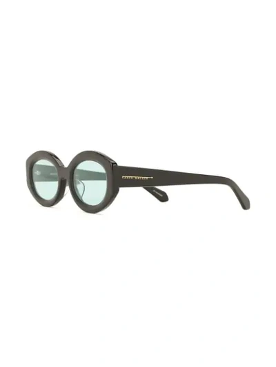 Shop Karen Walker Bishop Alternative-fit Sunglasses In Black