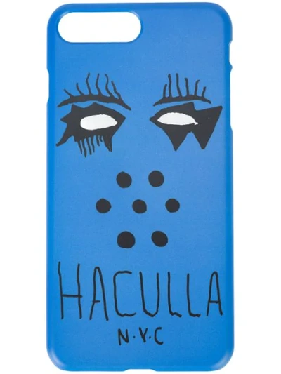 Shop Haculla Nobody's Safe Iphone 7/8 Plus Case In Blue