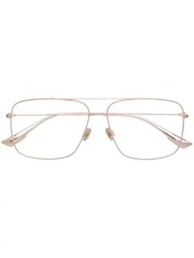 Shop Dior ' Stellaire 03' Sonnenbrille In Metallic