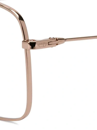 Shop Dior ' Stellaire 03' Sonnenbrille In Metallic