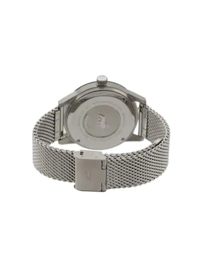 Shop Larsson & Jennings Velo Milanese 39mm Watch In Silver