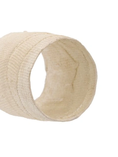 Shop Detaj Bandage Ring In White
