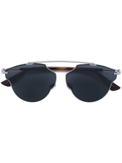 Shop Dior Eyewear So Real Sunglasses - Black