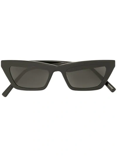 Shop Gentle Monster Chapssal 01 Sunglasses In Black