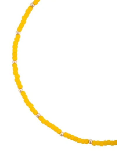 Shop Hues Armband Mit Perlen In Yellow