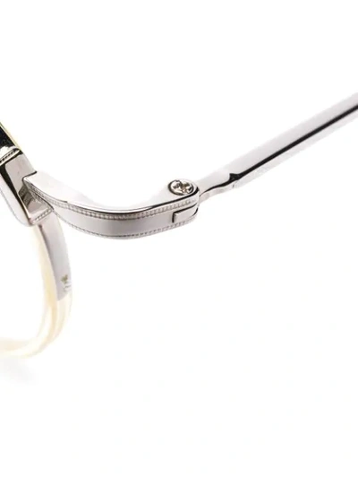 Shop Barton Perreira Aalto Glasses In Silver