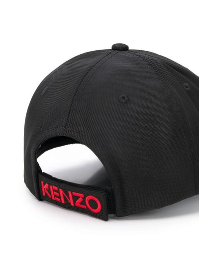 Shop Kenzo Tiger Baseball Cap In Black