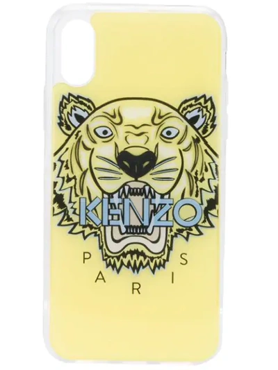 Shop Kenzo Logo Iphone X Case - Yellow