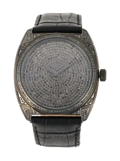 Shop Christian Koban 'dom' Diamond Watch In Black