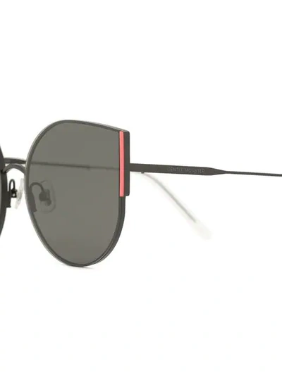 Shop Gentle Monster Chameleon M02 Cat-eye Frame Sunglasses In Black